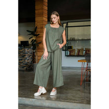 Load image into Gallery viewer, Asiro Briza Set Linen Setelan Wanita Stripe
