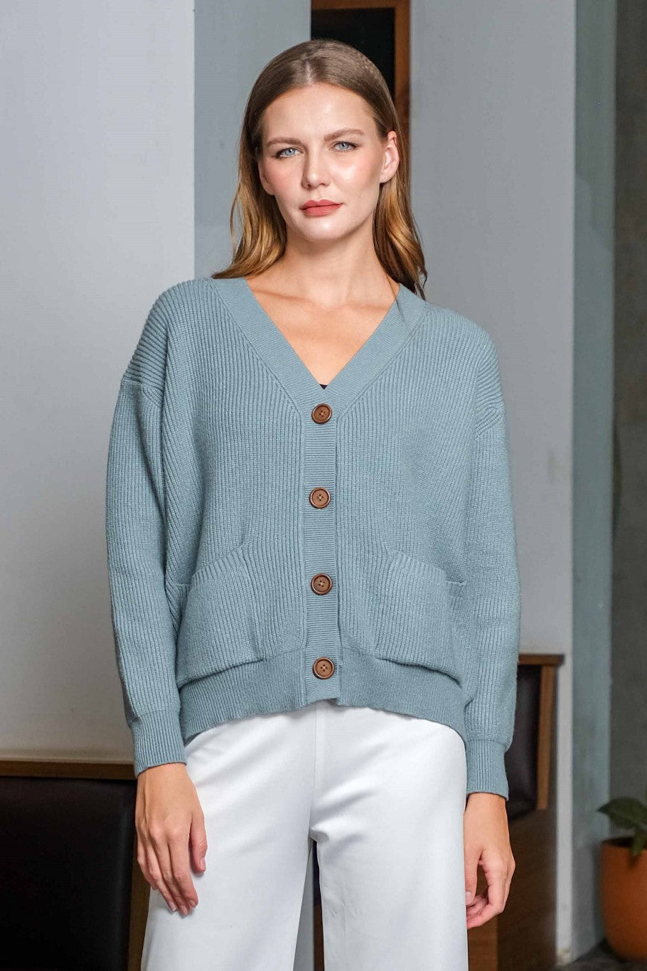 Asiro Felicia Knitt Outerwear Knitwear Atasan Wanita