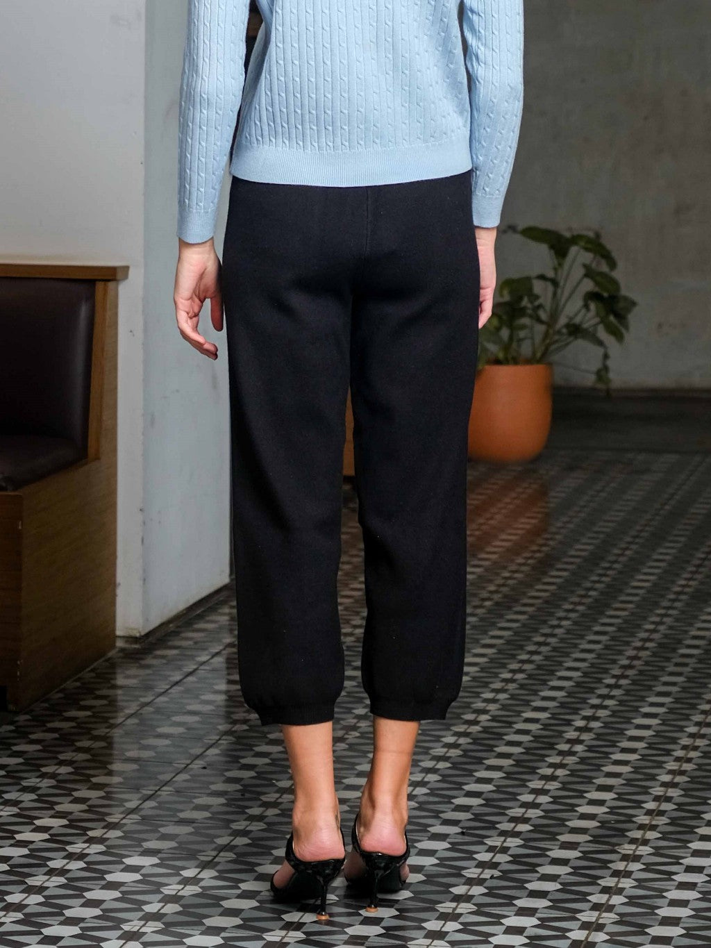 Asiro Birdie Pants Knitt Celana Panjang Wanita Jogger