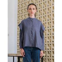 Load image into Gallery viewer, Asiro Lola Blouse Linen Top Atasan Wanita Lengan Panjang

