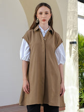 Load image into Gallery viewer, Asiro Rosa Linen Drees Gaun Wanita
