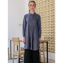 Load image into Gallery viewer, Asiro Irene Top Linen Dress Gaun Wanita
