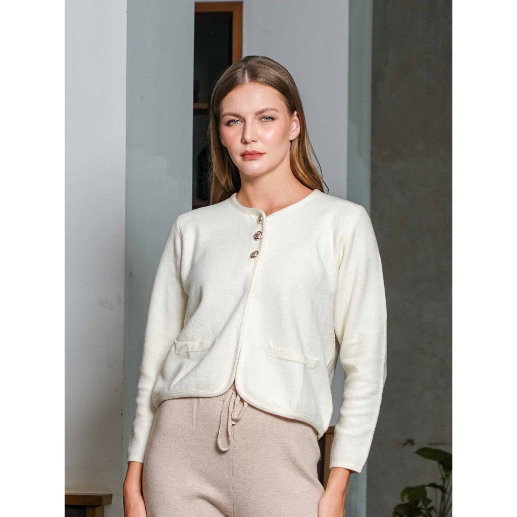 Asiro Terra Knitt Outerwear Knitwear Atasan Wanita