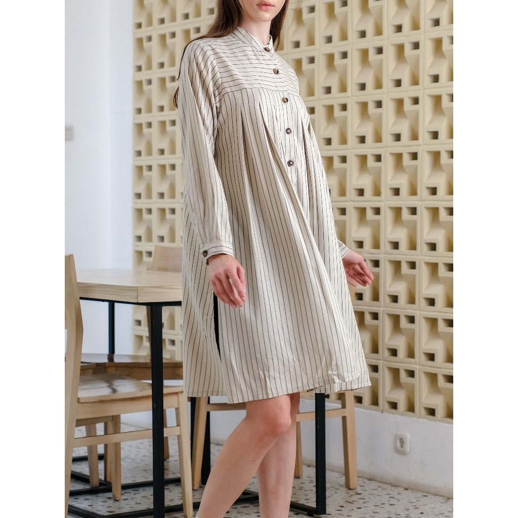 Asiro Emmy Linen Midi Dress
