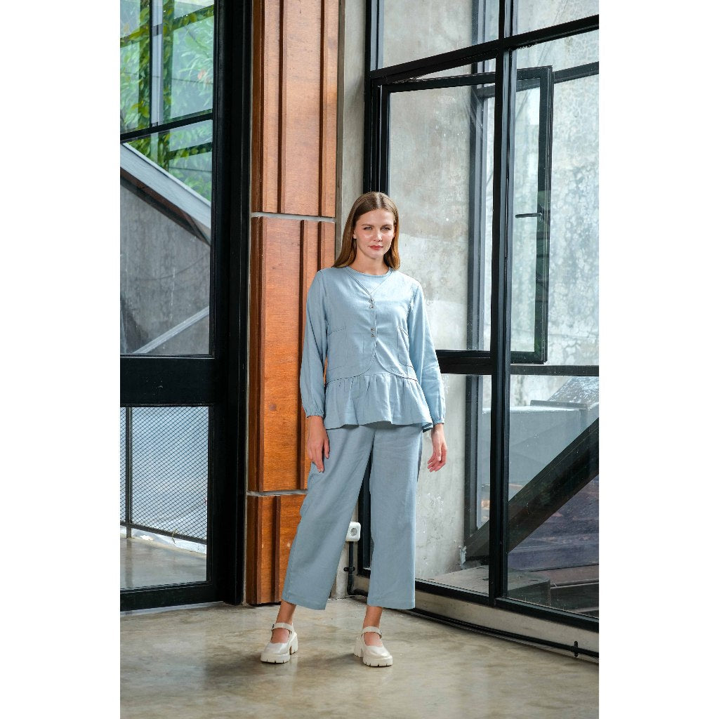 Asiro Myra Set Linen Setelan Pakaian Wanita