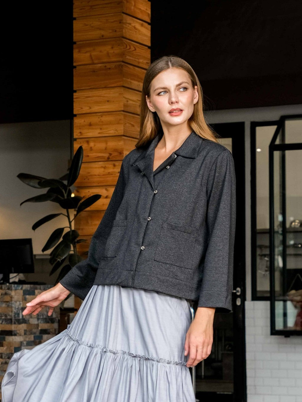 Asiro Dhea Outer Woolstretch Atasan Wanita