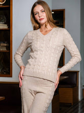 Load image into Gallery viewer, Asiro Nerva Blouse Knitted Kei Pants Knitted Set Wanita
