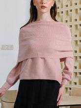 Load image into Gallery viewer, Asiro Audy Blouse Knitt Premium Top Atasan Sabrina Lengan Panjang
