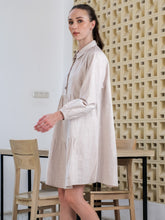 Load image into Gallery viewer, Asiro Irene Top Linen Dress Gaun Wanita

