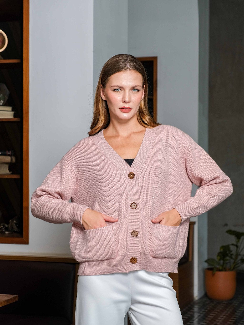Asiro Felicia Knitt Outerwear Knitwear Atasan Wanita