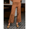 Asiro Nerva Blouse Knitted Kei Pants Knitted Set Wanita