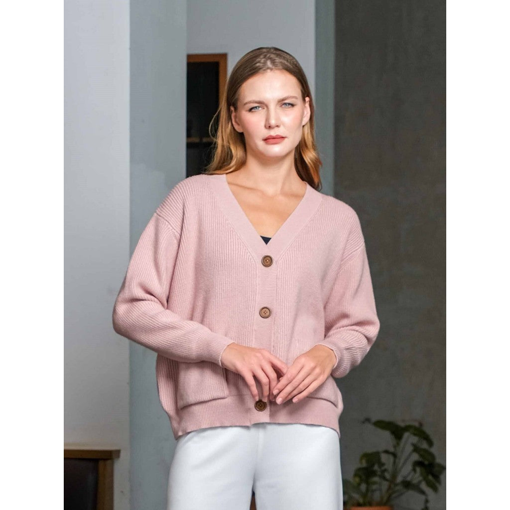 Asiro Felicia Knitt Outerwear Knitwear Atasan Wanita