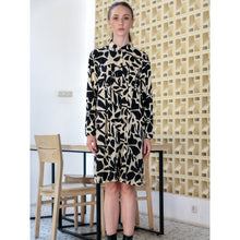 Load image into Gallery viewer, Asiro Emmy Linen Midi Dress Gaun Wanita Lengan Panjang
