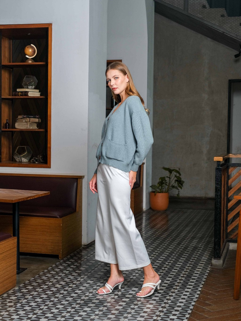 Asiro Felicia Knitt Outerwear Knitwear Atasan Wanita
