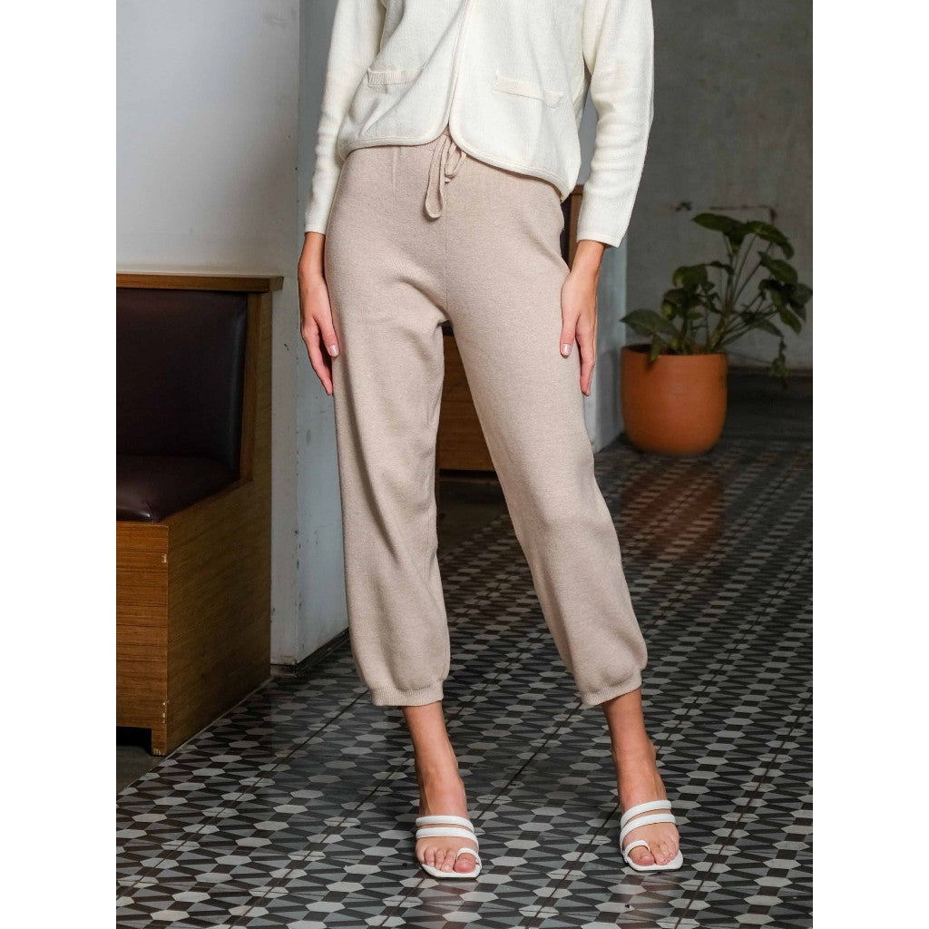 Asiro Birdie Pants Knitt Celana Panjang Wanita Jogger