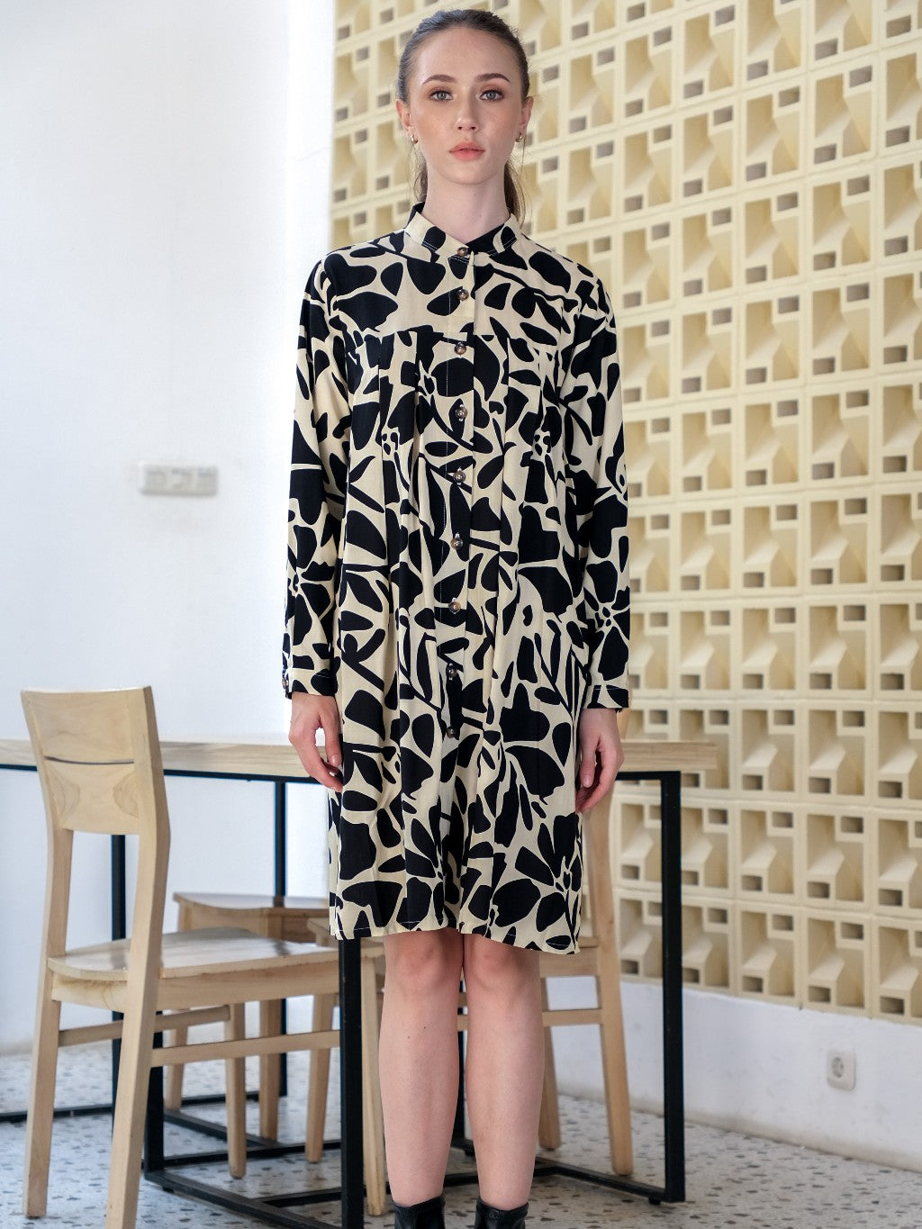 Asiro Emmy Linen Midi Dress
