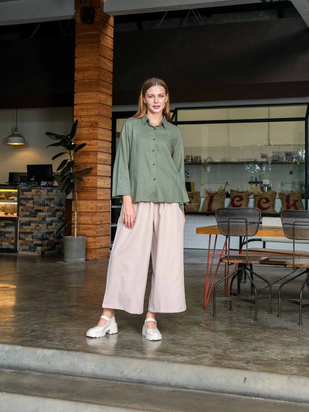 Asiro Nora Pants Woolstretch Celana Panjang Wanita Kulot