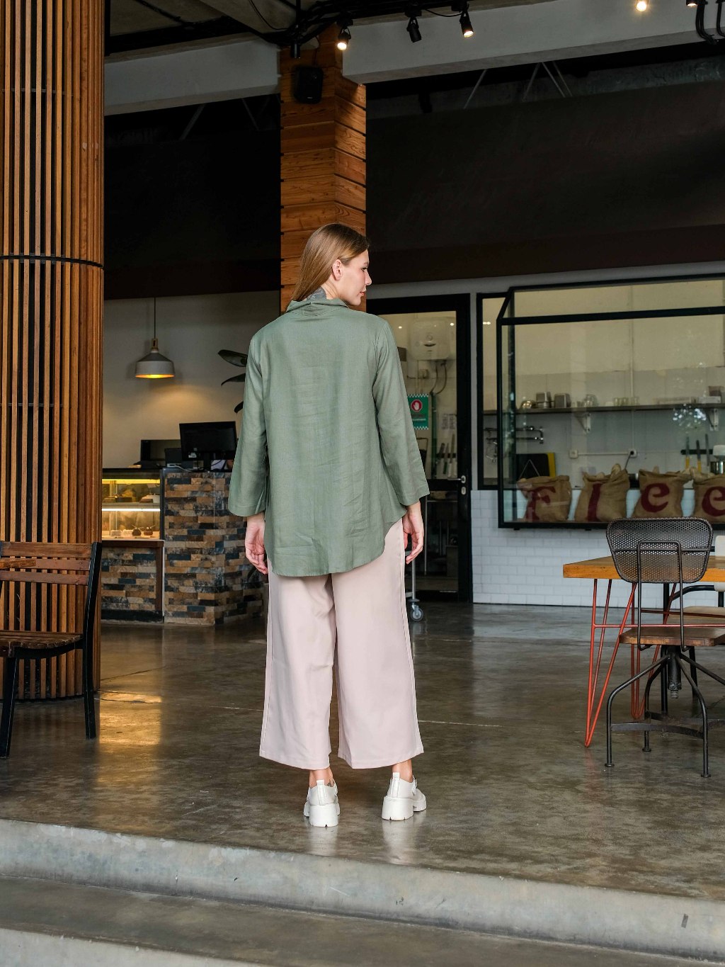 Asiro Nora Pants Woolstretch Celana Panjang Wanita Kulot