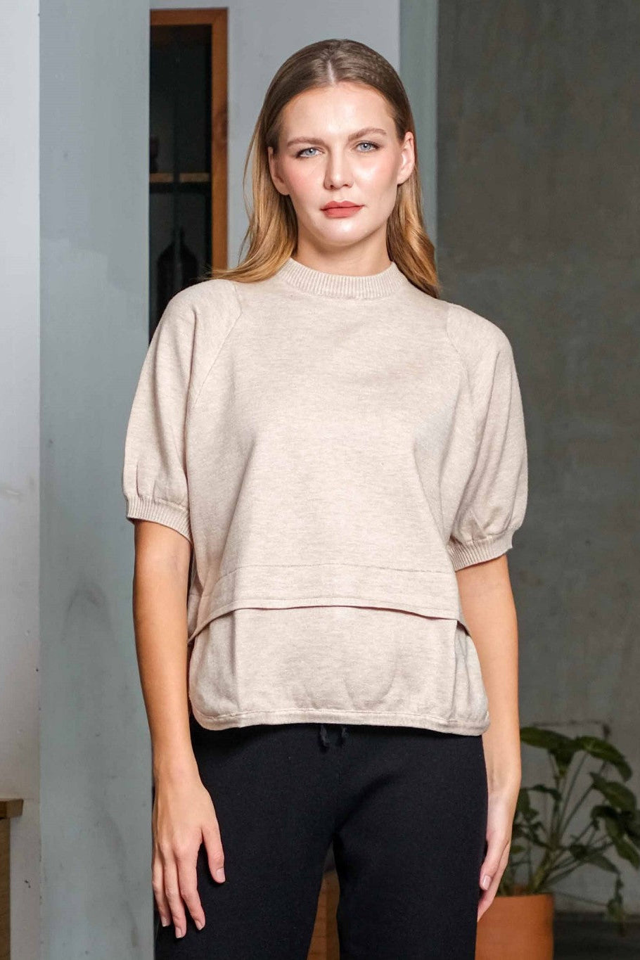 Asiro Amara Knitt Blouse Atasan Wanita
