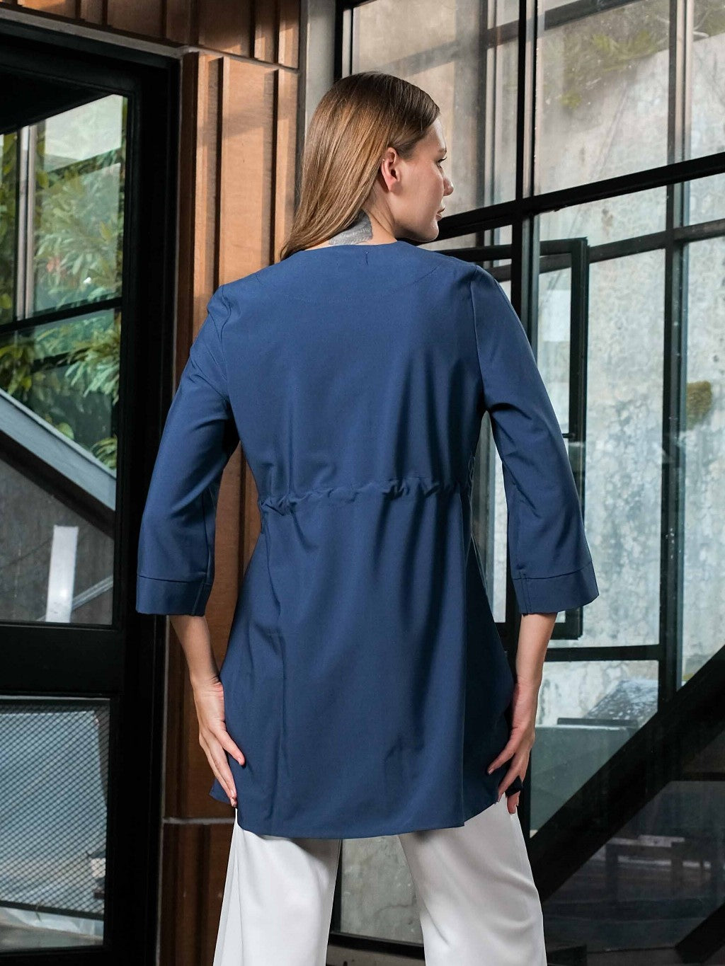 Asiro Isabel Top Blouse Woolstretch Pakaian Atasan Wanita