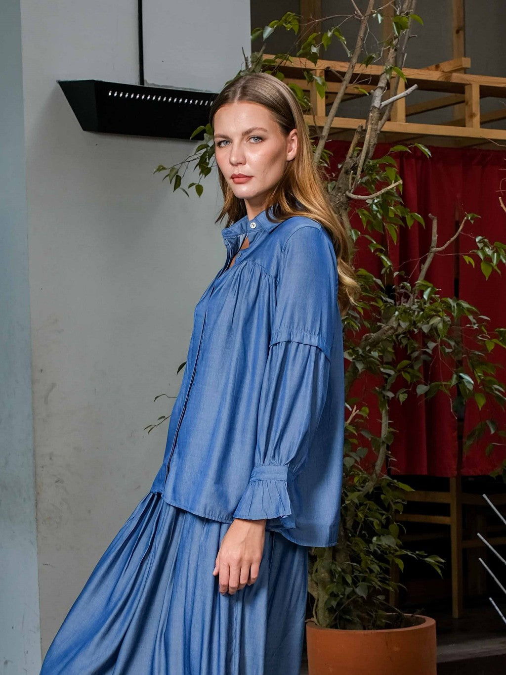 Asiro Ovela Blouse Polycotton Atasan Pakaian Wanita