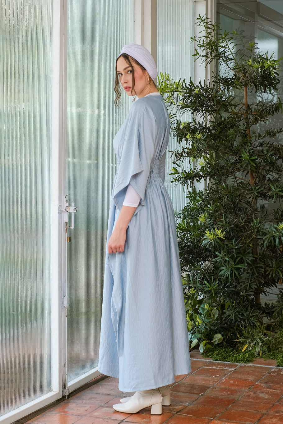 Asiro Humaira Cotton Flowy Dress Gaun Gamis Panjang Lembut Katun Wanita Gamis Session Ramadhan Baju Lebaran 2026 Kaftan Bukber Terbaru Abaya Polos