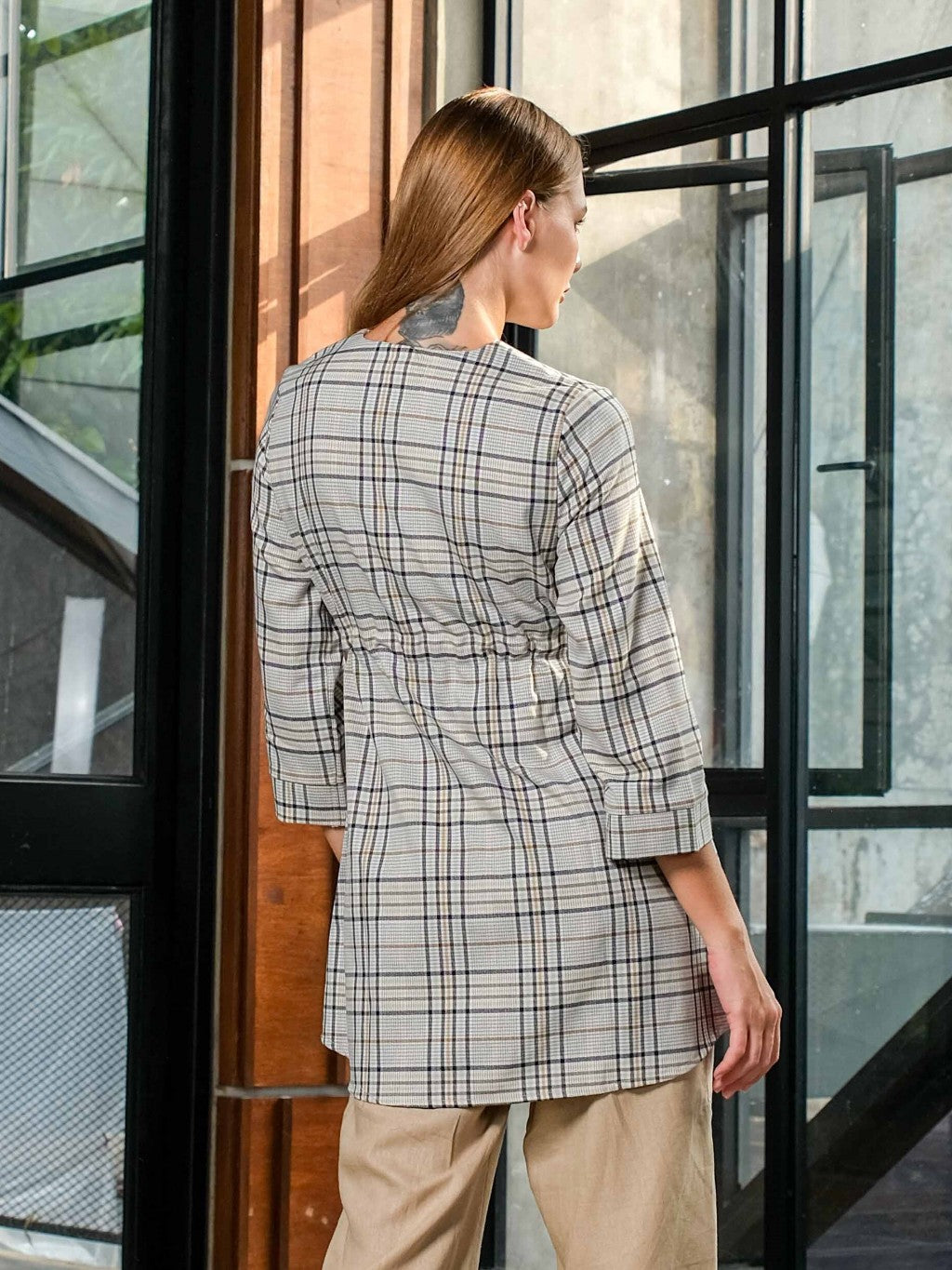 Asiro Isabel Top Blouse Woolstretch Pakaian Atasan Wanita