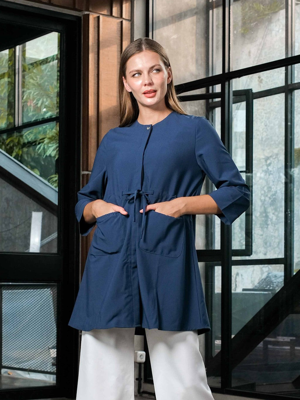 Asiro Isabel Top Blouse Woolstretch Pakaian Atasan Wanita