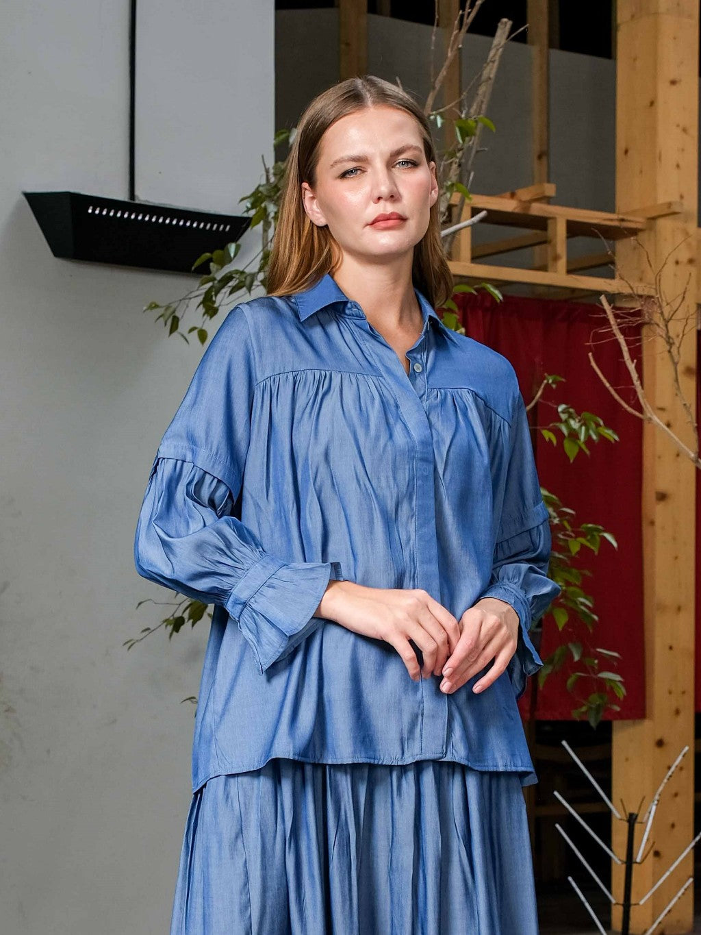Asiro Ovela Blouse Polycotton Atasan Pakaian Wanita