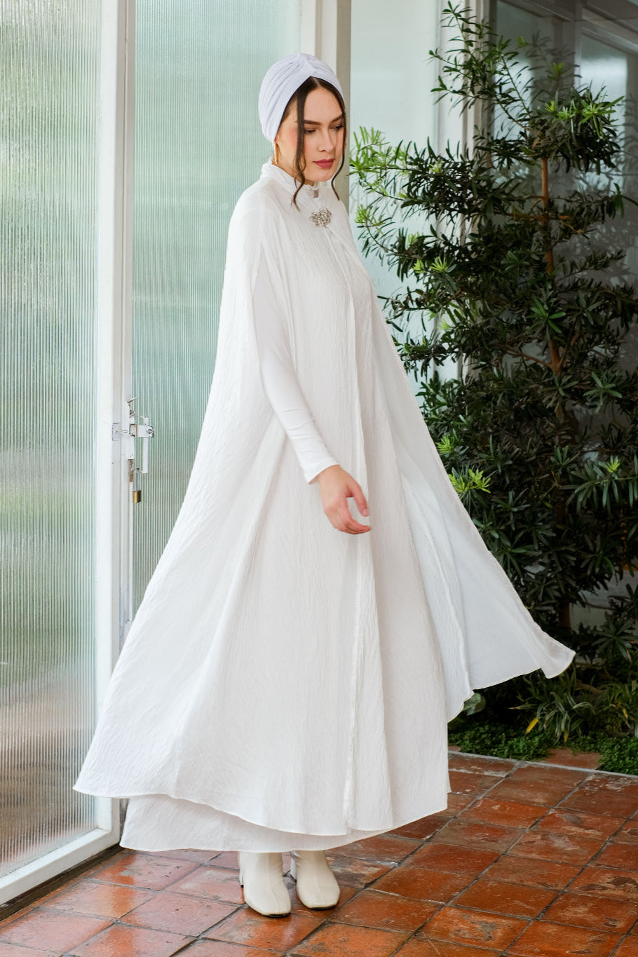 Asiro Adara Dress Poly Cotton Gaun Wanita  Gamis Panjang Wanita Gamis Session Ramadhan Baju Lebaran 2026 Kaftan Bukber Terbaru Abaya Polos