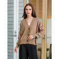 Asiro Cava Knitted Outerwear Cardigan Rajut Lengan Panjang Wanita