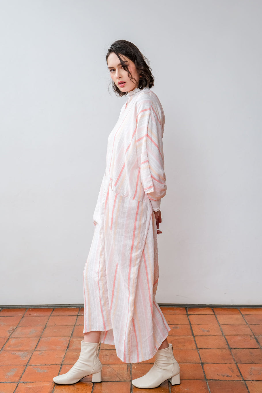 Asiro Isvara Linen Dress Gaun Gamis Panjang Wanita Gamis Session Ramadhan Baju Lebaran 2026 Kaftan Bukber Terbaru Abaya Polos