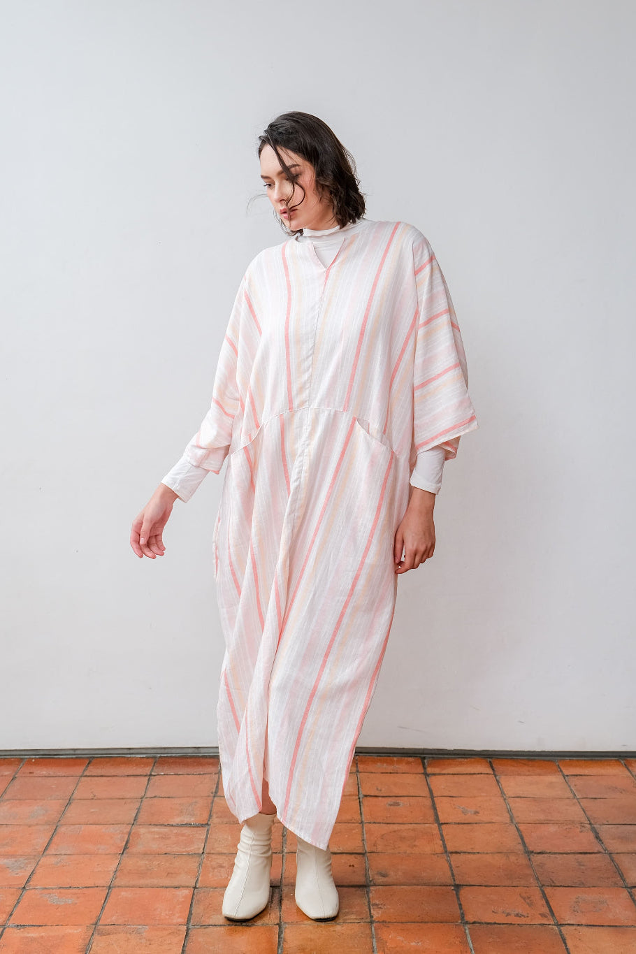 Asiro Isvara Linen Dress Gaun Gamis Panjang Wanita Gamis Session Ramadhan Baju Lebaran 2026 Kaftan Bukber Terbaru Abaya Polos