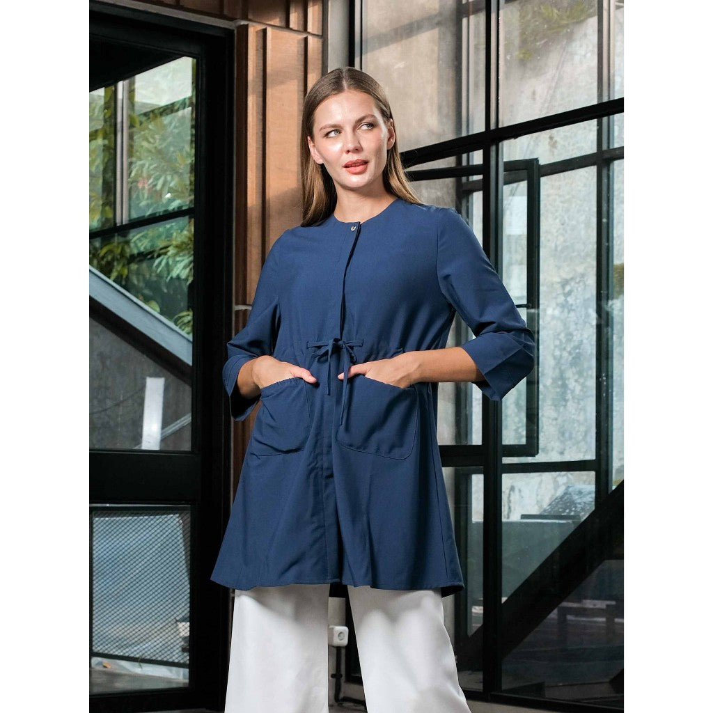 Asiro Isabel Top Blouse Woolstretch Pakaian Atasan Wanita