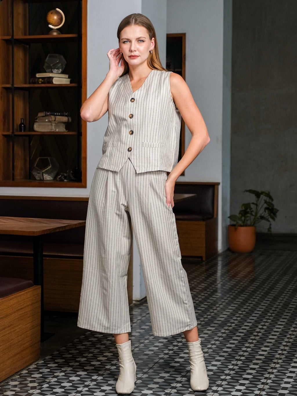 Asiro Ivona Linen Set Pakaian Wanita