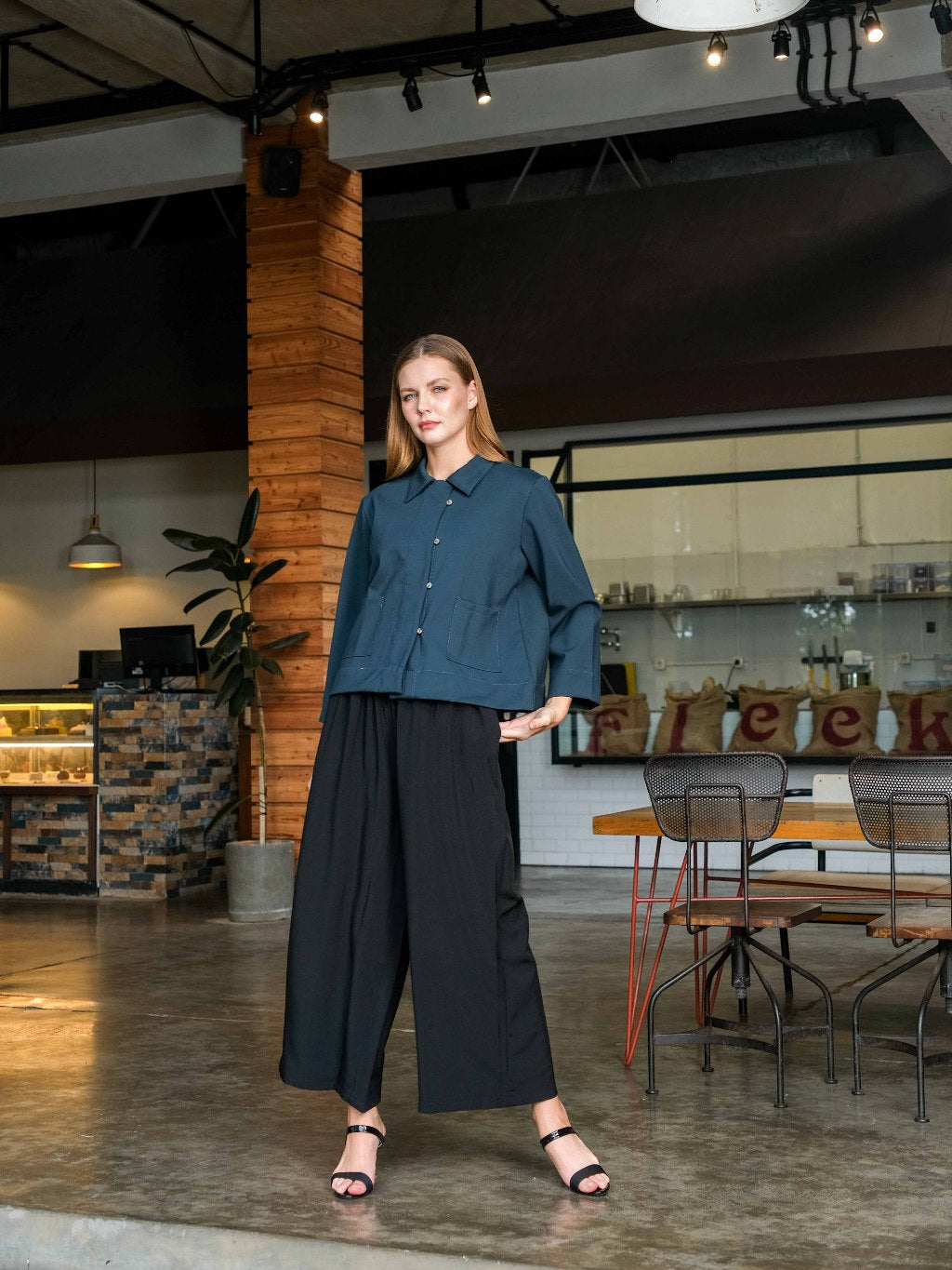Asiro Nora Pants Woolstretch Celana Panjang Wanita Kulot