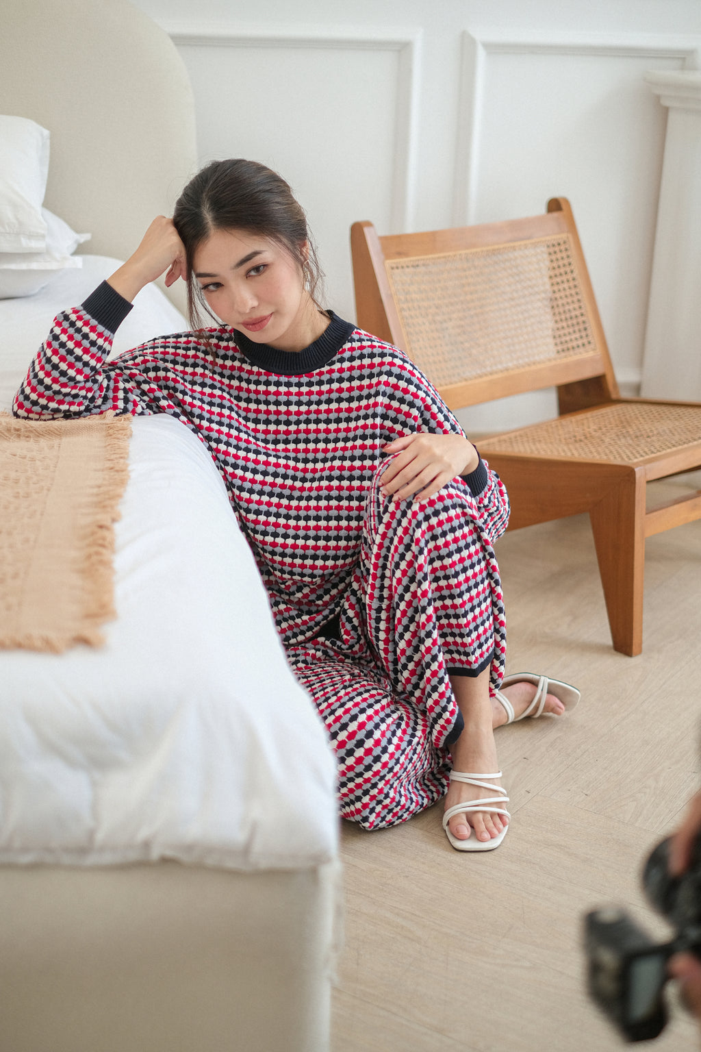 Kirei Knitted Blouse Winter Pants
