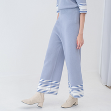 Load image into Gallery viewer, Asiro Helma Knitted Blouse Jemy Knitted Pants Sets Wanita
