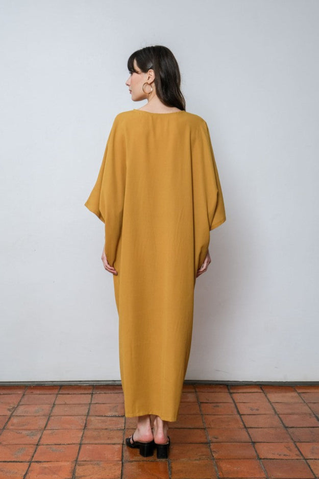 Asiro Kayla Dress Poly Cotton Gaun Gamis Wanita Gamis Session Ramadhan Baju Lebaran 2026 Gamis Panjang Wanita Gamis Polos Gamis Kaftan Dress Wanita Pakaian Muslim Baju Bukber Gamis Terbaru