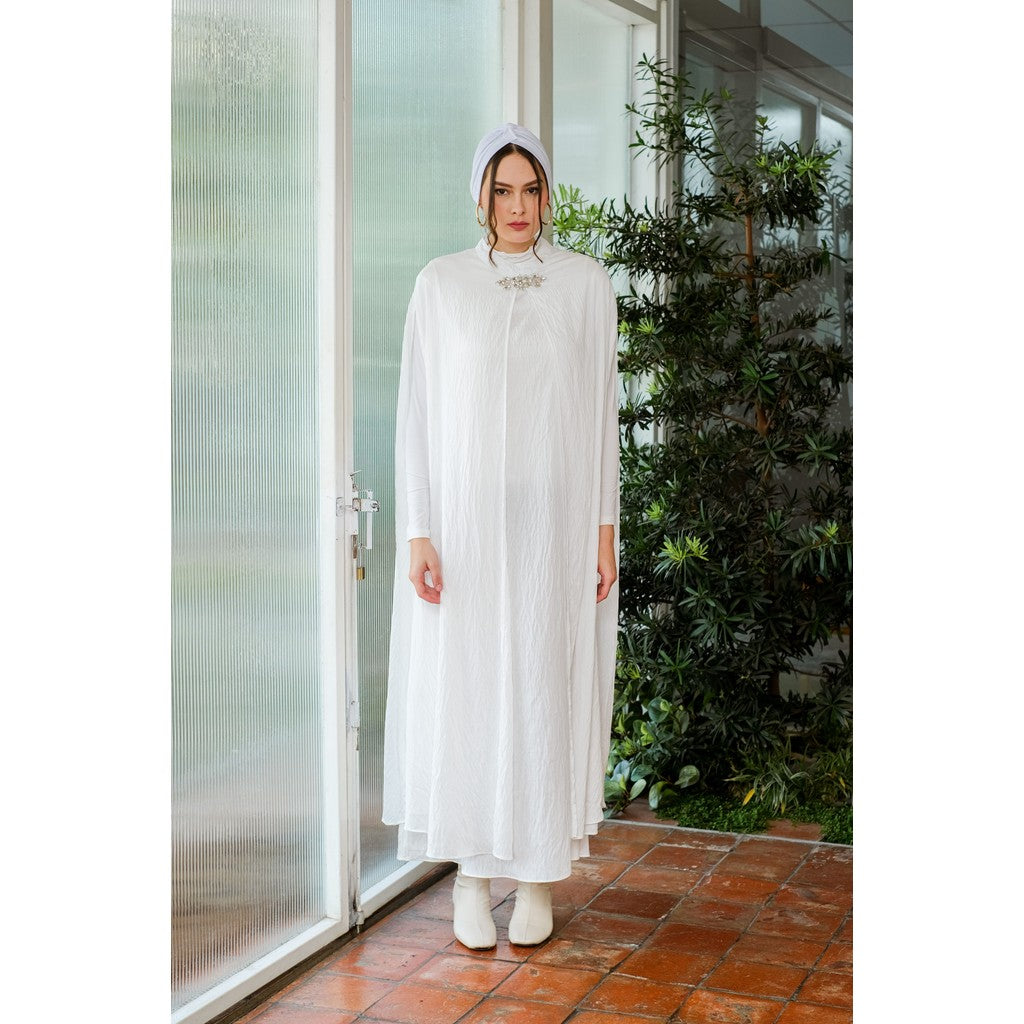 Asiro Adara Dress Poly Cotton Gaun Wanita  Gamis Panjang Wanita Gamis Session Ramadhan Baju Lebaran 2026 Kaftan Bukber Terbaru Abaya Polos