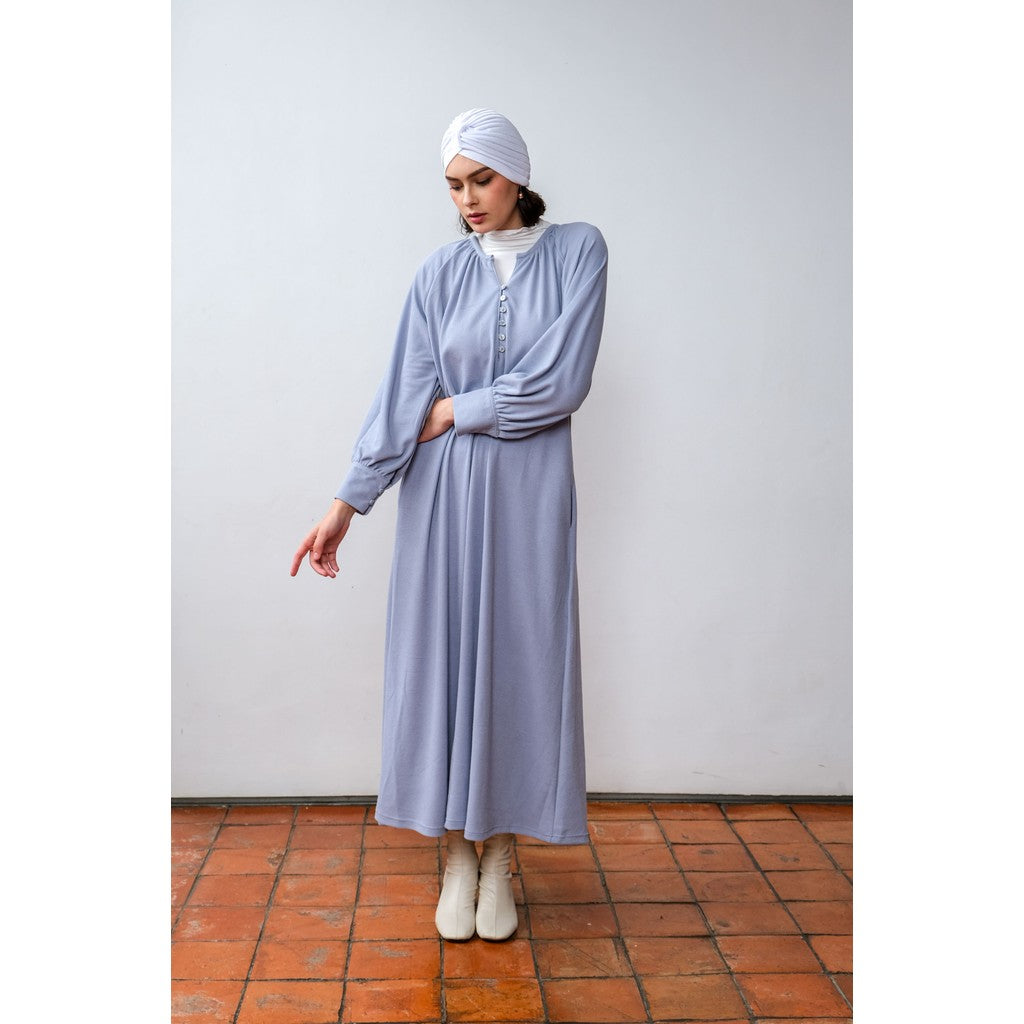 Asiro Yumna Dress Poly Cotton Gaun Wanita Gamis Panjang Wanita Gamis Session Ramadhan Baju Lebaran 2026 Kaftan Bukber Terbaru Abaya Polos