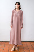 Asiro Yumna Dress Poly Cotton Gaun Wanita Gamis Panjang Wanita Gamis Session Ramadhan Baju Lebaran 2026 Kaftan Bukber Terbaru Abaya Polos