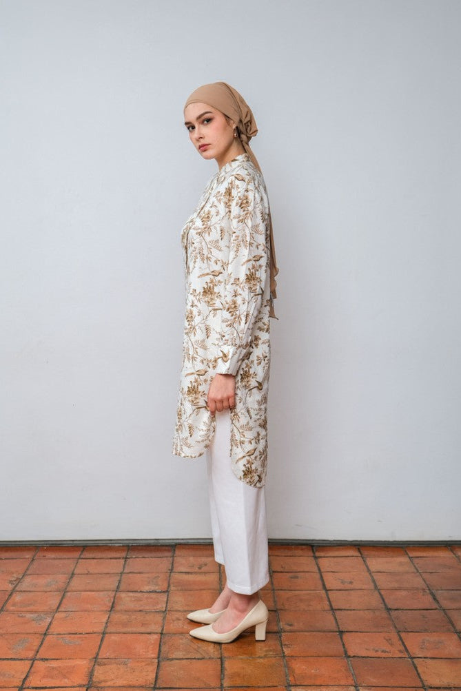 Asiro Dayana Cotton Tunik Panjang Lembut Katun Wanita
