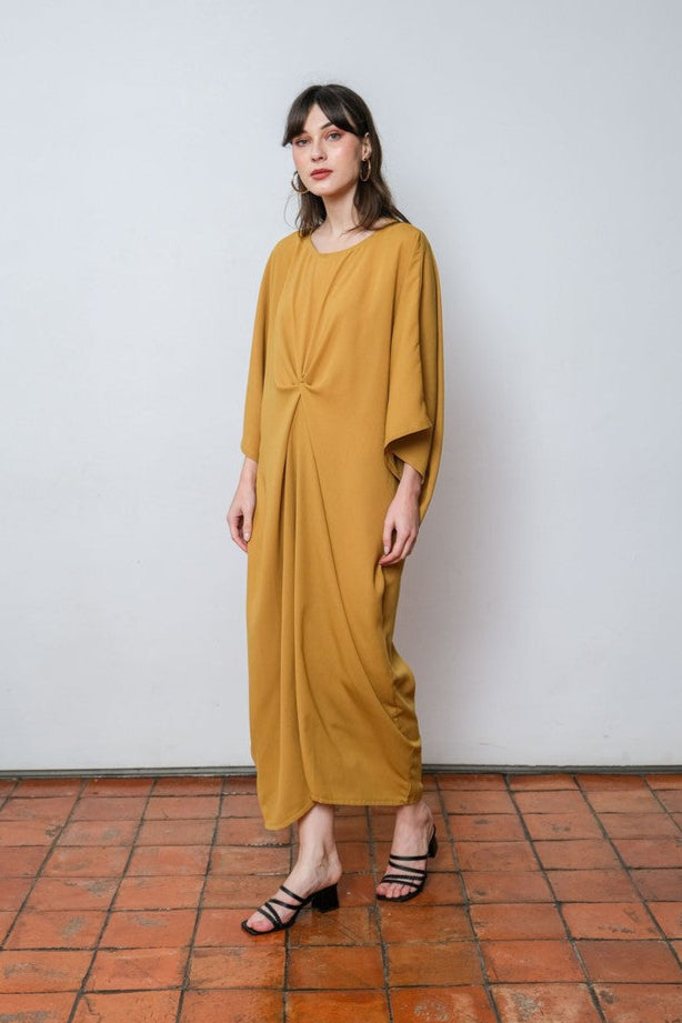 Asiro Kayla Dress Poly Cotton Gaun Gamis Wanita Gamis Session Ramadhan Baju Lebaran 2026 Gamis Panjang Wanita Gamis Polos Gamis Kaftan Dress Wanita Pakaian Muslim Baju Bukber Gamis Terbaru