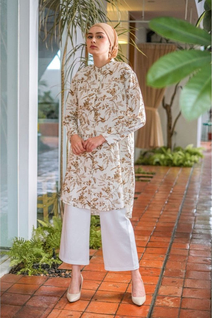 Asiro Dayana Cotton Tunik Panjang Lembut Katun Wanita