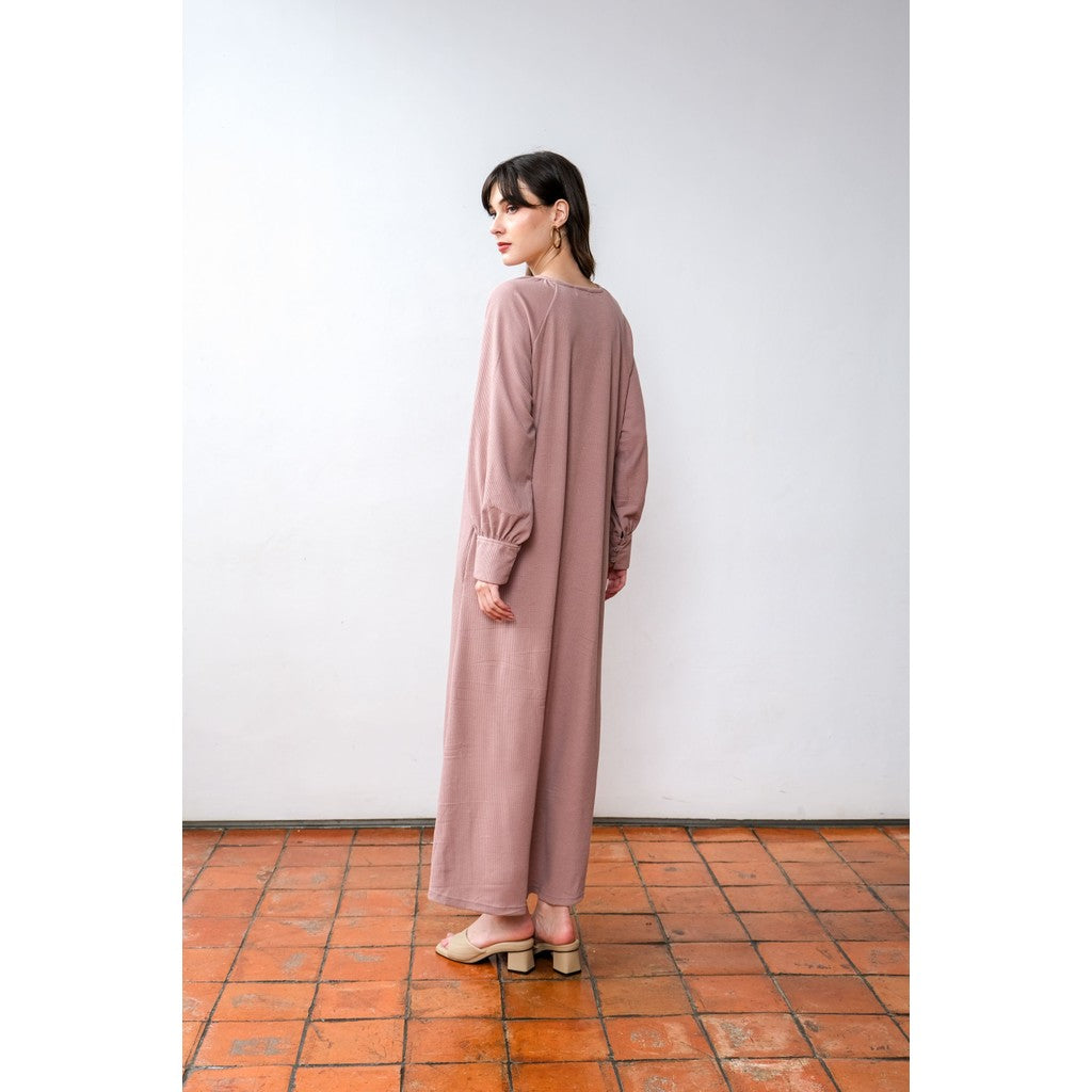 Asiro Yumna Dress Poly Cotton Gaun Wanita Gamis Panjang Wanita Gamis Session Ramadhan Baju Lebaran 2026 Kaftan Bukber Terbaru Abaya Polos