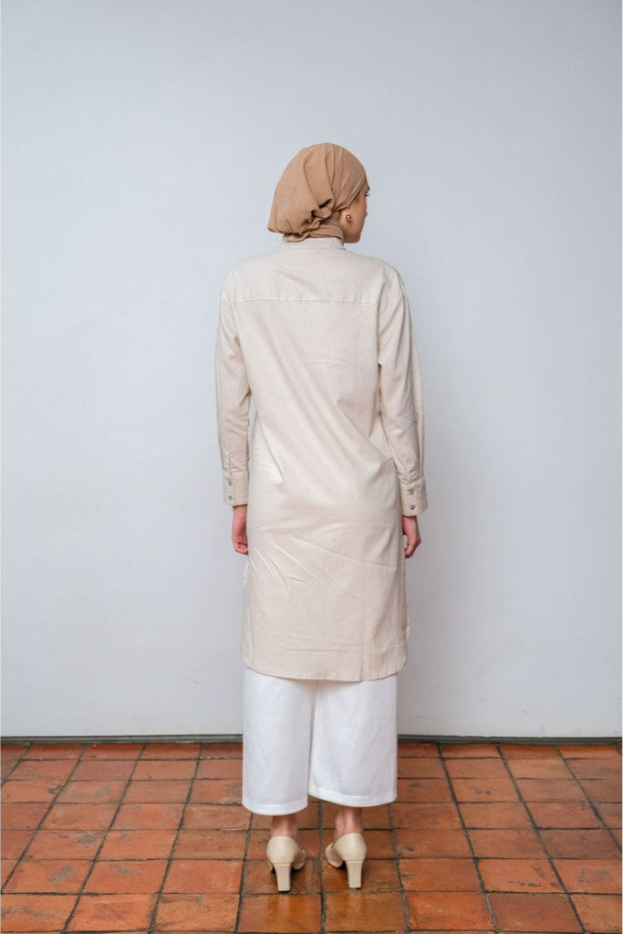 Asiro Dayana Cotton Tunik Panjang Lembut Katun Wanita