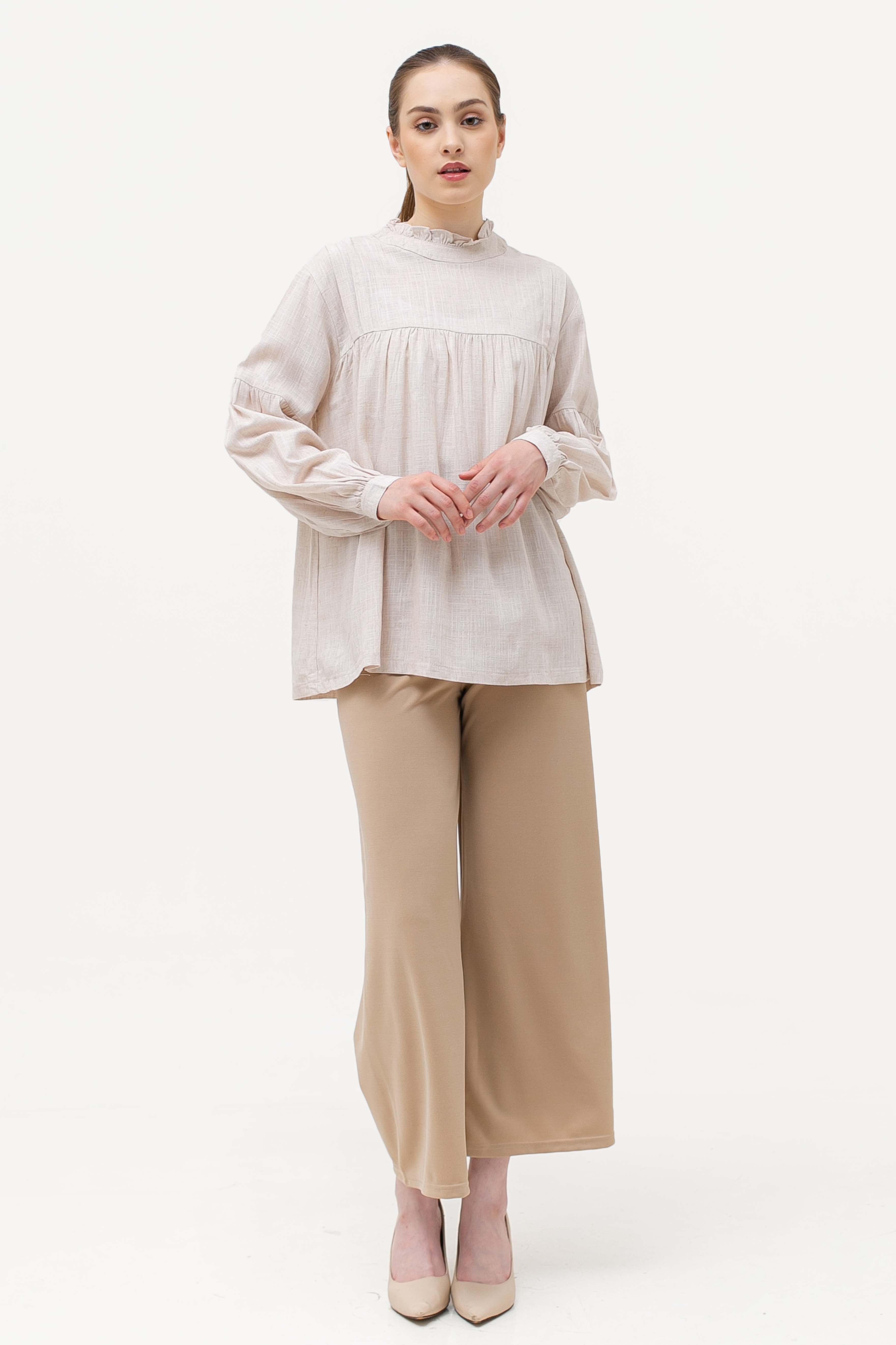 Keyla Rayon Blouse Cream