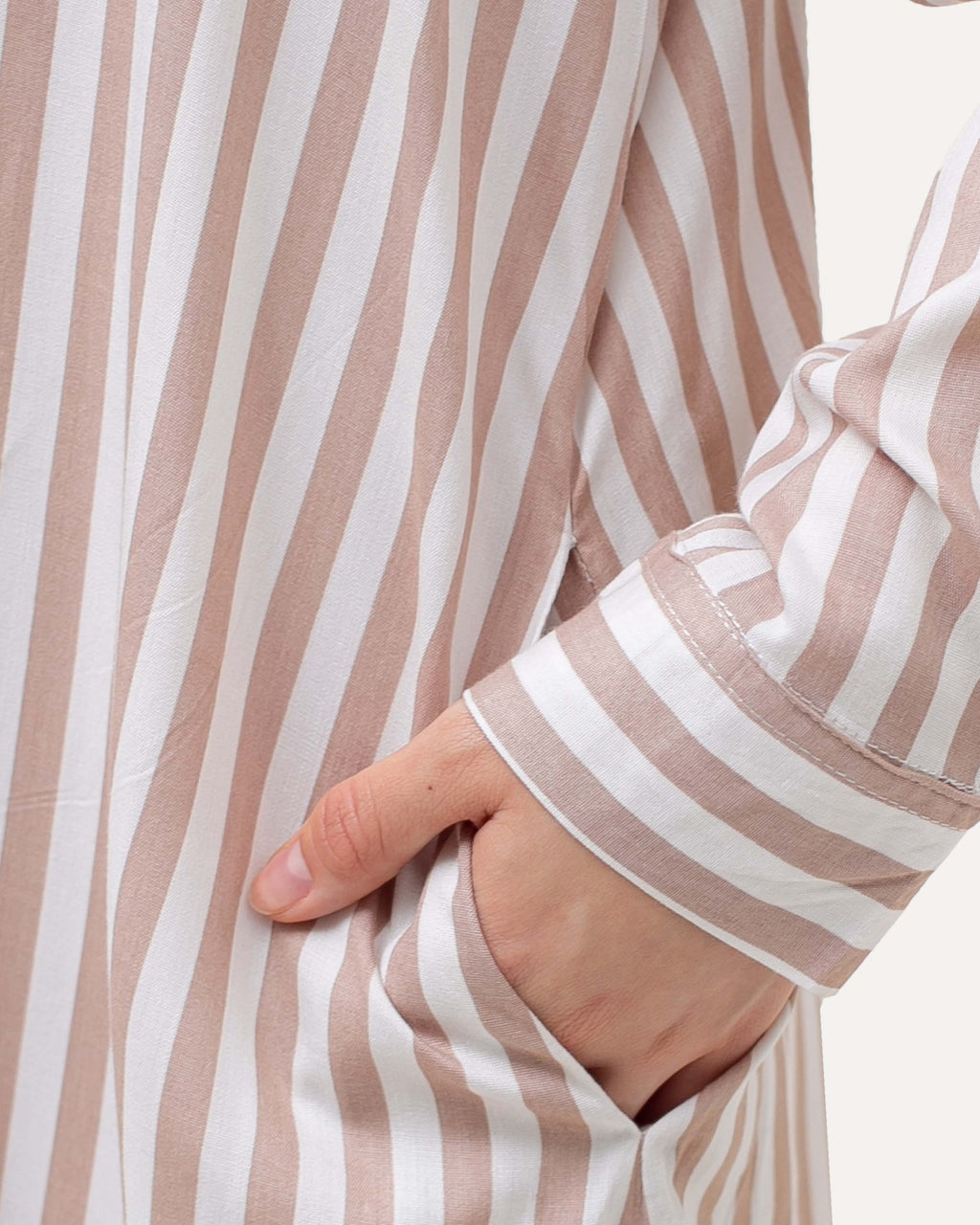 Krysta Linen Dress Mocca