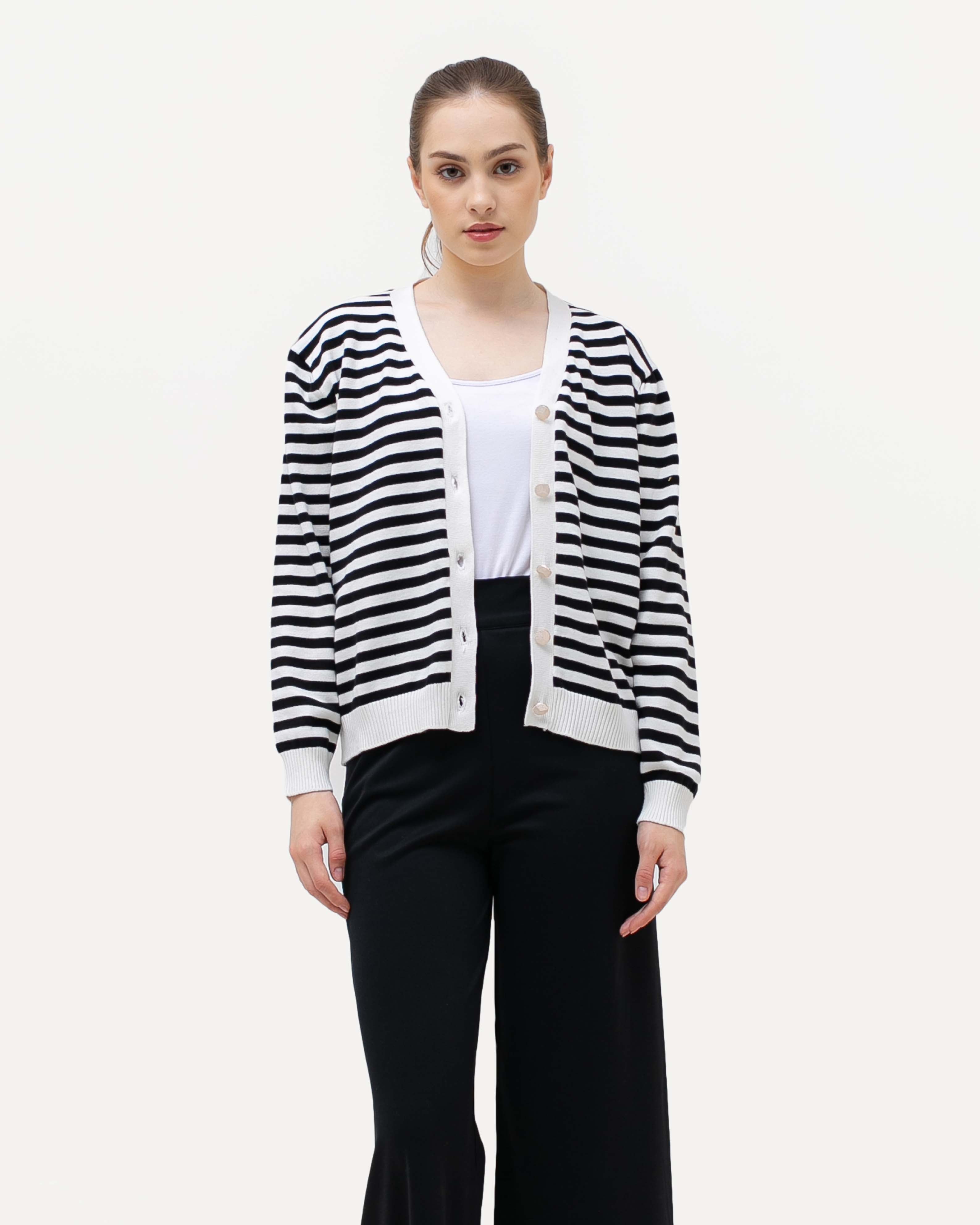 Amelia Knitted Outerwear White